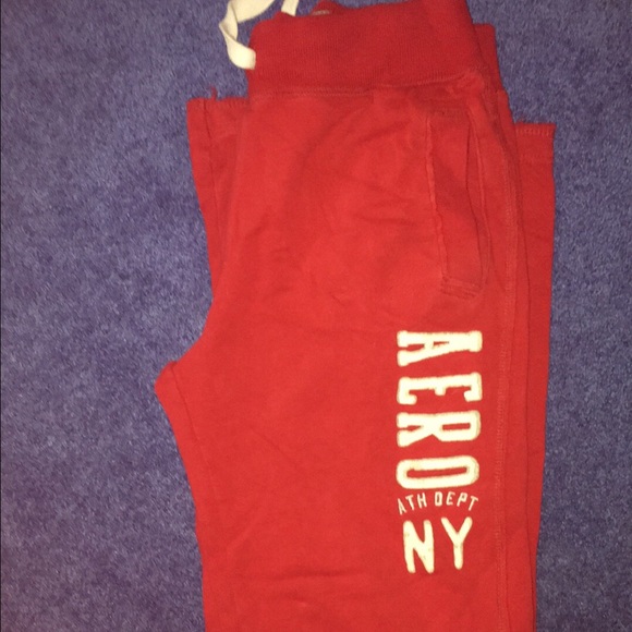 Red sweatpants NWOT