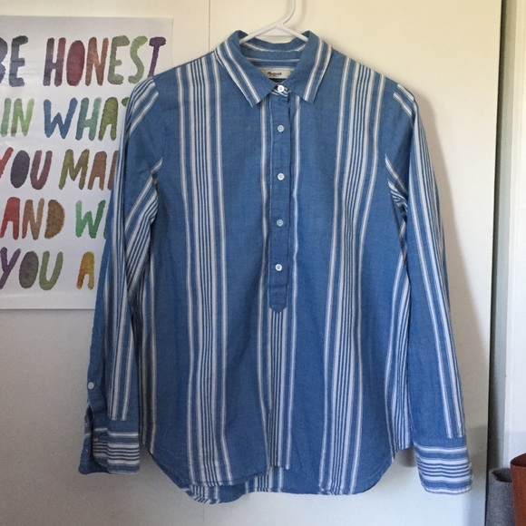 Madewell Pullover Button Down