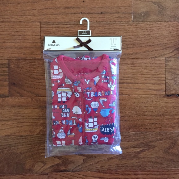 Vintage Baby Gap Footed Jammie's with Pirates