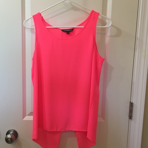 Hot pink Express tank top blouse