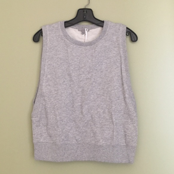 COS sweatshirt tank with low armhole