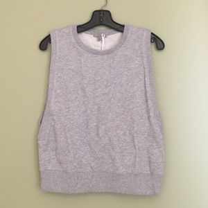 COS sweatshirt tank with low armhole