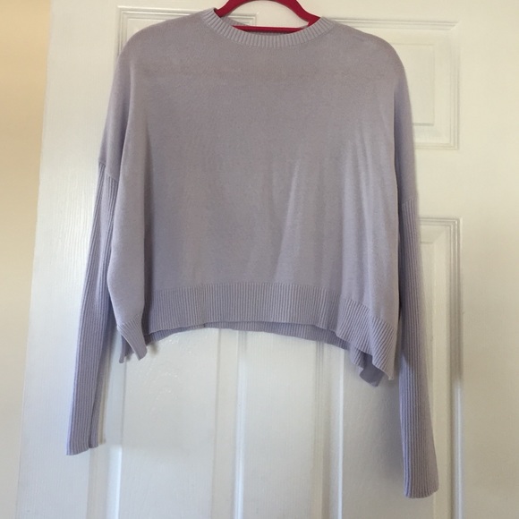 UO Silence + Noise Cropped Long Sleeve Sweater XS