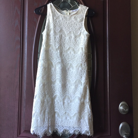 Stella Luce Off White Lace Dress