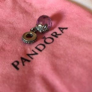 Pandora Morning Butterfly Charm - Purple