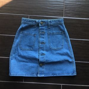 Never Worn Button Down Jean Skirt