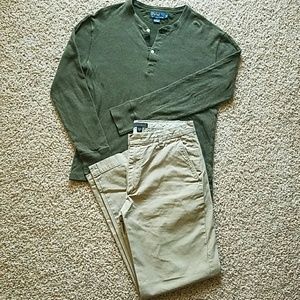 Banana Republic & Ralph Lauren Outfit