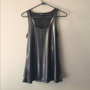 Gray Metallic Tank