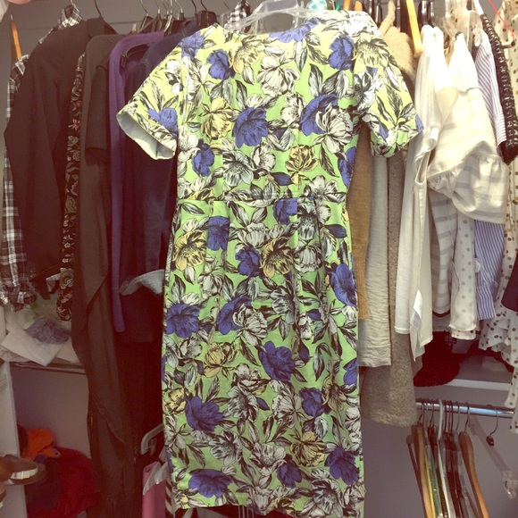 Asos floral shift dress