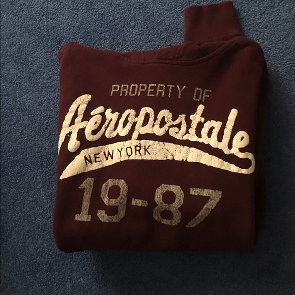 Maroon aero hoodie