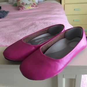 Profoot Girls Pink Ballet Flats Size 3