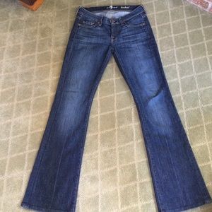 7 For all Mankind "bootcut" jeans