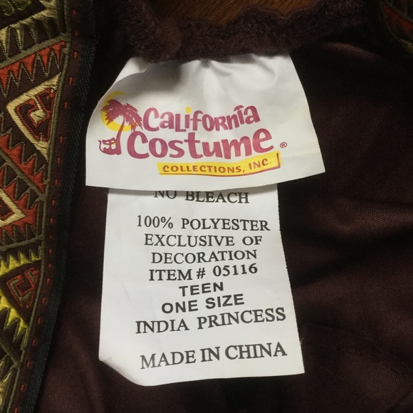 California Costume Indian Princess Costume - Picture 4 of 4