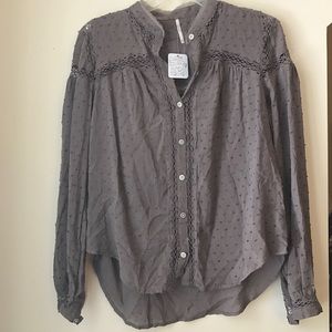 Free people long sleeve shirt