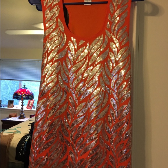 Sequined Tank Top