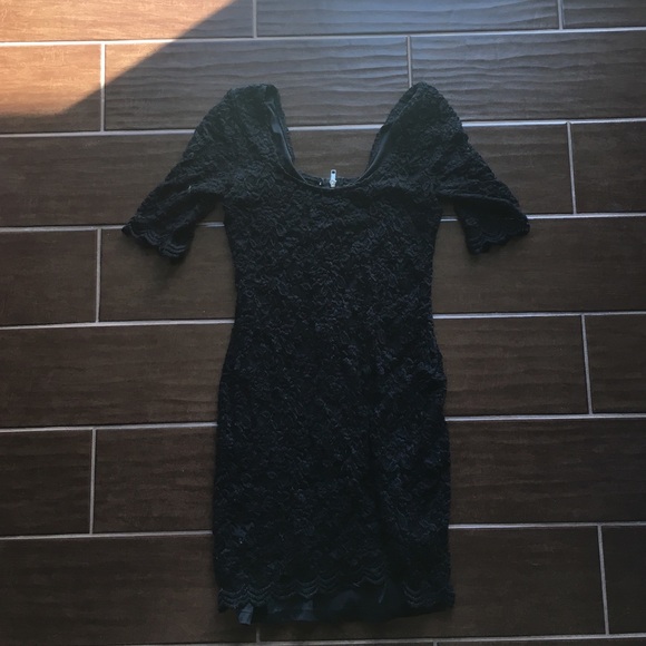 Lacy Little Black Dress