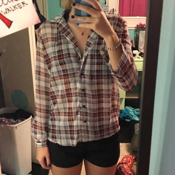Plaid long sleeve