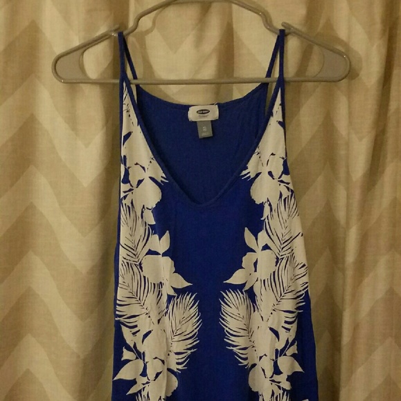 Floral hawaiian tank