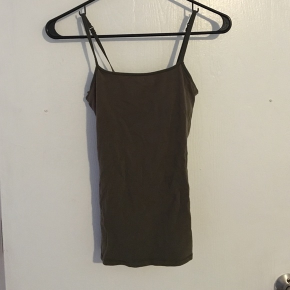 Express sexy cami XS dark green