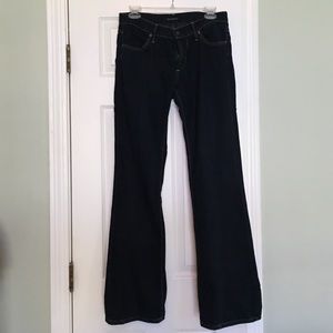 James jeans dark wash skinny boot