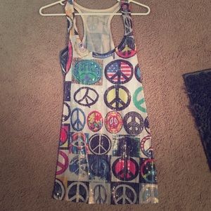 Peace tank top