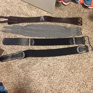 5 different belts!