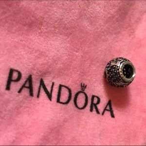Pandora Midnight Blue Star Pave Charm