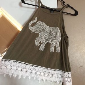 Cute Elephant top
