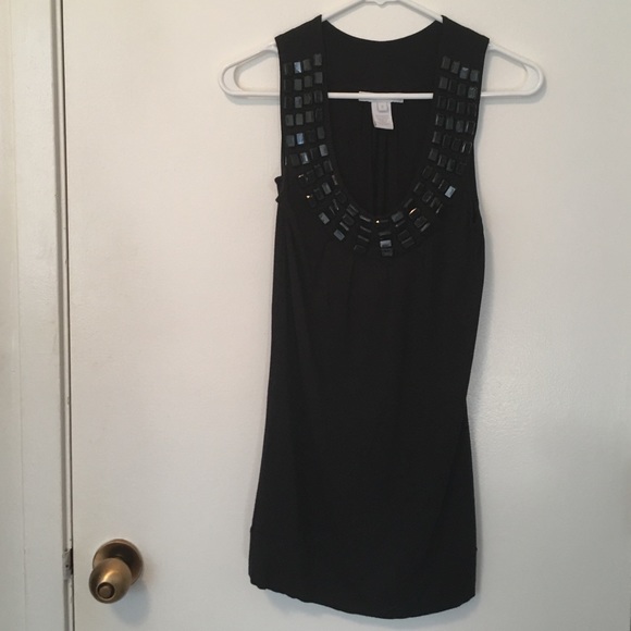 Black tank top