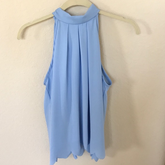 kate spade Tops - Cinderella blue high neck blouse