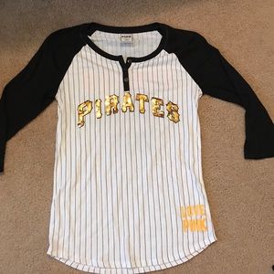 VS Pink Pittsburg Pirates Baseball Tee