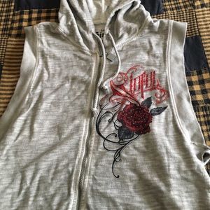Sinful hooded vest