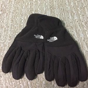 Women's North Face fleece gloves