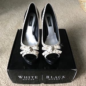 WHBM Black Heels