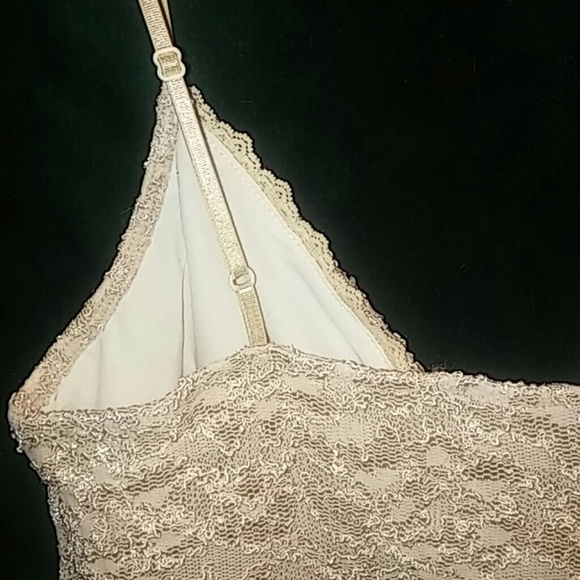 Lace and Sequin Cami Top by 'Party Patrol' Sz M - Picture 3 of 4