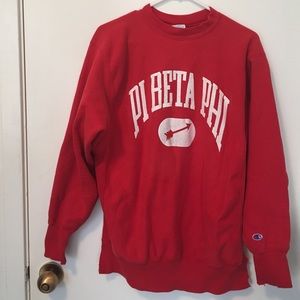 Vintage red sweatshirt