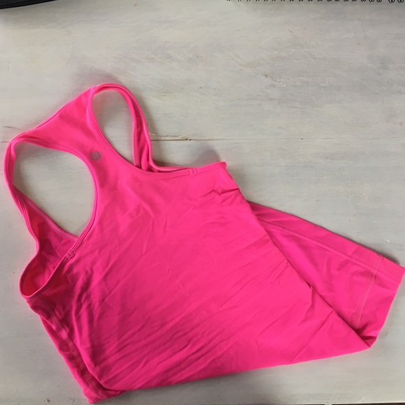 Size 2 Hot pink Lululemon tank