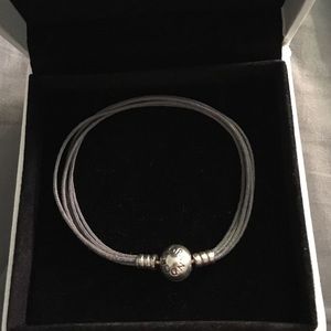 Pandora blue/grey strand bracelet