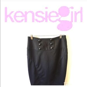 Black pencil skirt by Kensiegirl