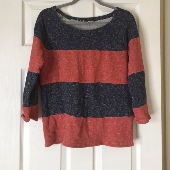 Lucky Brand Tops - Lucky Brand Striped cotton pullover
