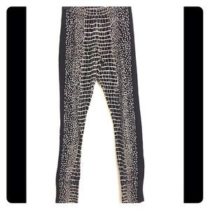 BCBG Max Azria Croc Jacquard Knit Jogger Pants