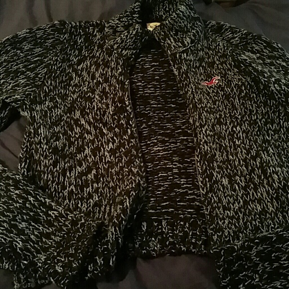 HOLLISTER NITTED ZIPPER SWEATER