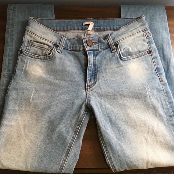 Light-wash jeans