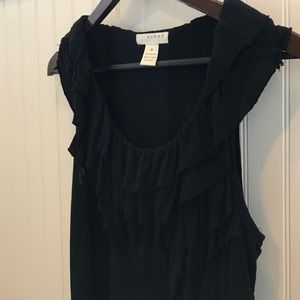 Asymmetrical Ruffle Tank