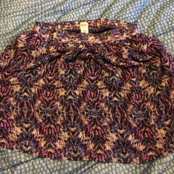 Multi colored chiffon skirt - Picture 1 of 4