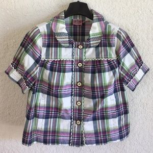 Juicy Couture Plaid Jacket Sz 4