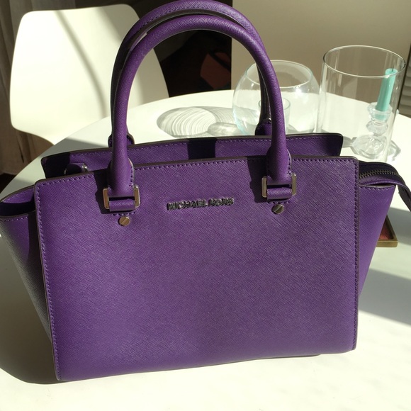 Michael Kors Selma Saffiano Leather Medium Satchel