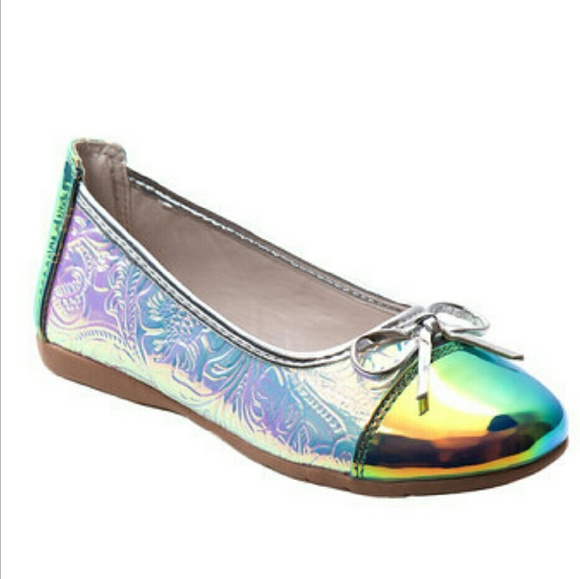 Girls holographic flats