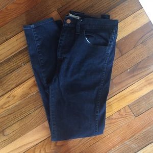 Madewell 10" hi rise skinny dark wash jeans sz 29