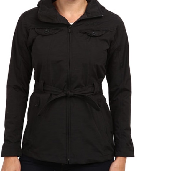 North Face Black Rain Jacket